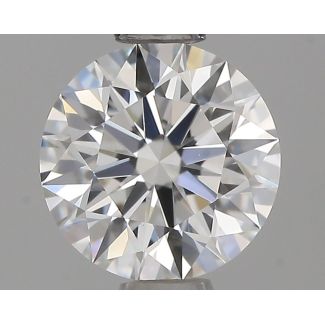 0.66 Carat Round G VVS2 EX GIA Natural Diamond