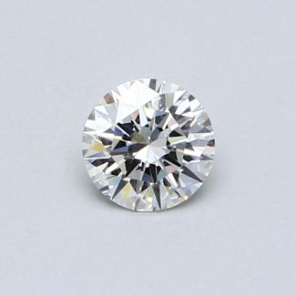 0.38 Carat Round G VS2 EX VG GIA Natural Diamond