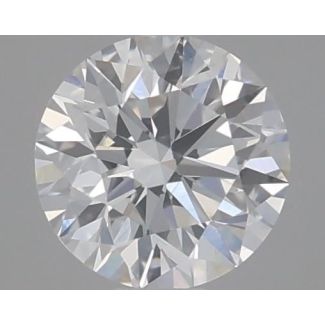 0.6 Carat Round F VS1 EX GIA Natural Diamond