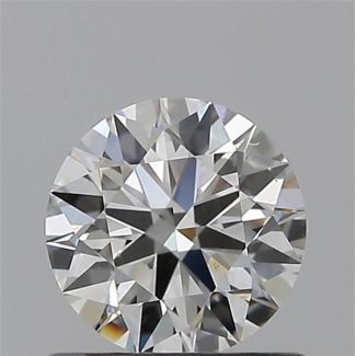 0.63 Carat Round H SI1 EX GIA Natural Diamond