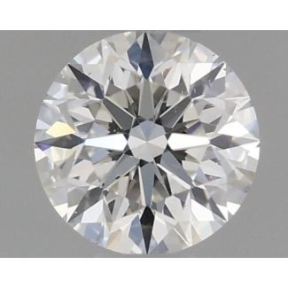 0.4 Carat Round D VS2 EX GIA Natural Diamond