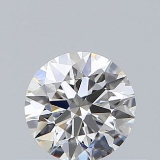 0.35 Carat Round H VVS2 EX GIA Natural Diamond