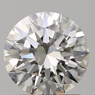 1.02 Carat Round H VVS2 EX GIA Natural Diamond