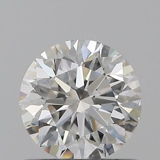 0.66 Carat Round F IF EX GIA Natural Diamond