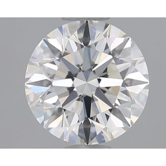 0.9 Carat Round E VVS2 EX IGI Natural Diamond