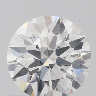 0.52 Carat Round E SI2 EX GIA Natural Diamond