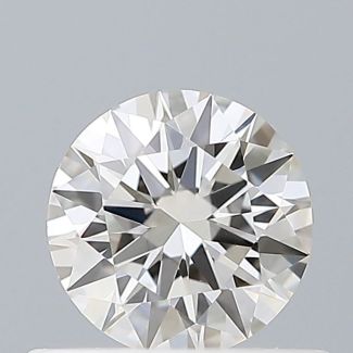 0.4 Carat Round H VS1 EX GIA Natural Diamond