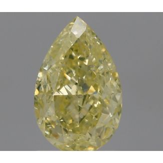 1.08 Carat Pear Fancy Yellow SI1 - VG GD GIA Natural Diamond