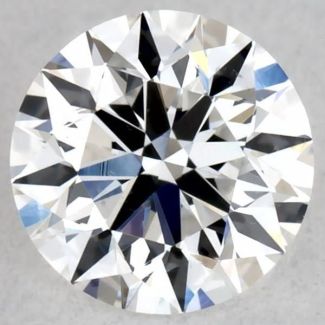 0.33 Carat Round E VS2 EX VG GIA Natural Diamond