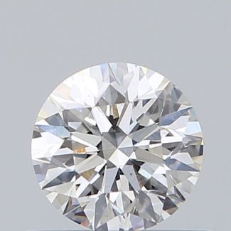 0.5 Carat Round F VS2 EX GIA Natural Diamond