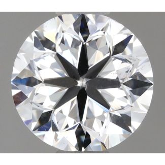 0.59 Carat Round D SI1 VG EX GIA Natural Diamond