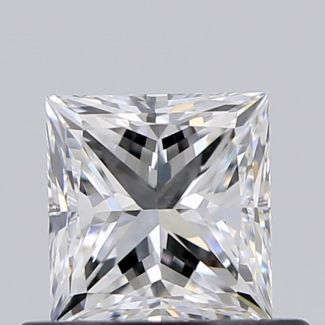 0.50 Carat Princess E VS2 - VG G GIA Natural Diamond