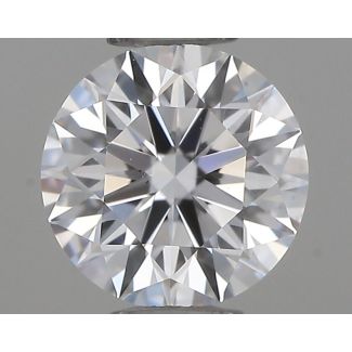 0.38 Carat Round D VS1 EX GIA Natural Diamond