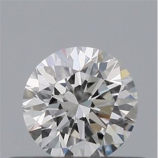 0.33 Carat Round F VVS1 EX IGI Natural Diamond