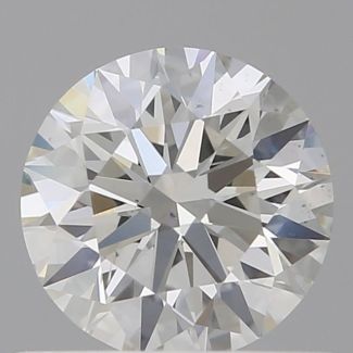 0.7 Carat Round H SI1 EX GIA Natural Diamond