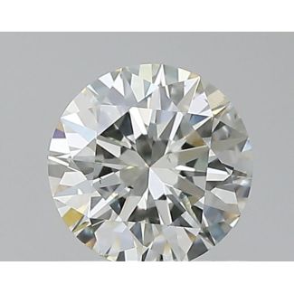 0.51 Carat Round H SI1 EX GIA Natural Diamond