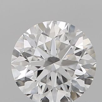 0.6 Carat Round E VVS2 EX VG GIA Natural Diamond