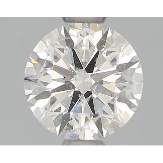 0.71 Carat Round E SI2 EX IGI Natural Diamond