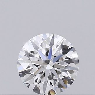 0.19 Carat Round E VVS2 EX GIA Natural Diamond