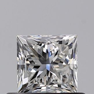 0.50 Carat Princess F VS2 - VG GIA Natural Diamond