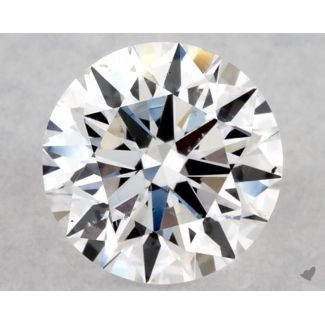 0.31 Carat Round D SI2 EX GIA Natural Diamond