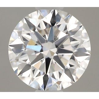 0.4 Carat Round D VVS2 EX GIA Natural Diamond