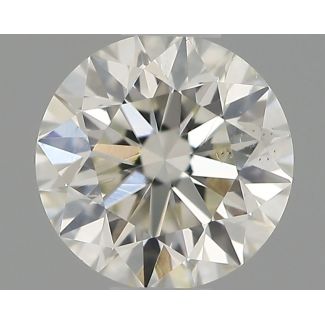 0.41 Carat Round H VS2 EX IGI Natural Diamond