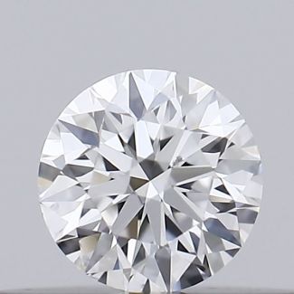 0.18 Carat Round E VS2 EX GIA Natural Diamond