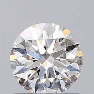 0.62 Carat Round F VVS2 EX GIA Natural Diamond