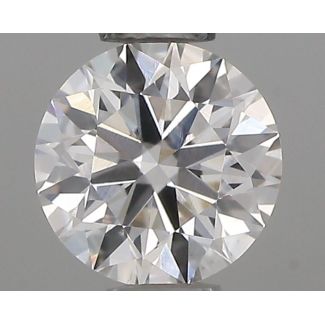 0.34 Carat Round H VS1 EX IGI Natural Diamond