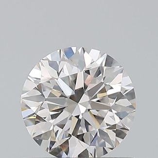 0.6 Carat Round H VVS2 EX VG GIA Natural Diamond