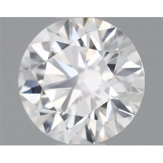 0.46 Carat Round F VS2 EX GIA Natural Diamond