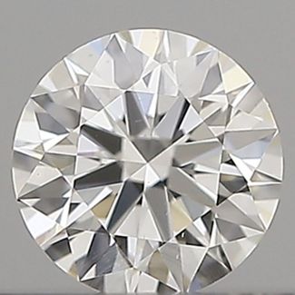 0.24 Carat Round G VVS2 EX GIA Natural Diamond