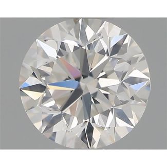 0.40 Carat Round G SI1 VG EX GIA Natural Diamond