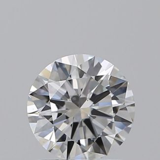 1.0 Carat Round F VS2 EX GD GIA Natural Diamond