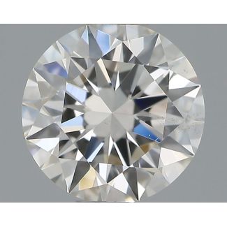 0.51 Carat Round H VS1 EX GIA Natural Diamond