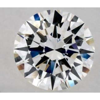 0.54 Carat Round H VVS2 EX GIA Natural Diamond