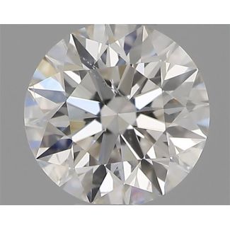 0.32 Carat Round F SI1 EX GIA Natural Diamond