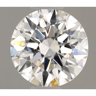 0.56 Carat Round F VVS1 EX GIA Natural Diamond