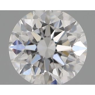 0.4 Carat Round D VS1 VG EX GIA Natural Diamond