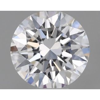 0.33 Carat Round D VVS1 EX GIA Natural Diamond