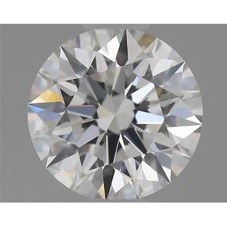 0.42 Carat Round G VVS2 EX GIA Natural Diamond