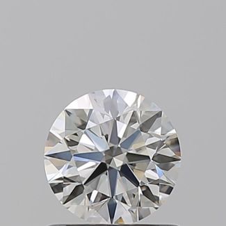 0.7 Carat Round I VVS2 EX GIA Natural Diamond