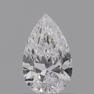 0.50 Carat Pear D SI2 - VG EX GIA Natural Diamond