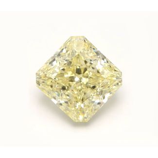 0.55 Carat Square Fancy Light Yellow VS1 - EX VG GIA Natural Diamond