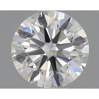 0.6 Carat Round F VS2 EX GIA Natural Diamond