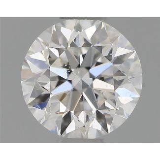 0.50 Carat Round E SI1 VG EX GIA Natural Diamond