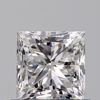 0.62 Carat Princess E VVS2 - EX VG GIA Natural Diamond