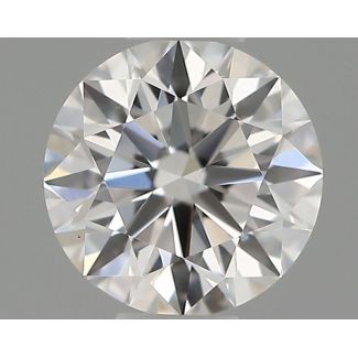 0.3 Carat Round F VS2 EX GIA Natural Diamond