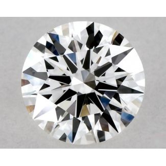 0.6 Carat Round F VVS1 EX GIA Natural Diamond